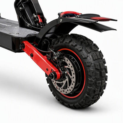 2400W Dual Motor freeboy H6 11-Inch Off-Road 60 km/h Foldable Electric Scooter High-Speed Adult E-Scooter with Dual Spring Suspension and Disc Brakesoter – 48V 21Ah