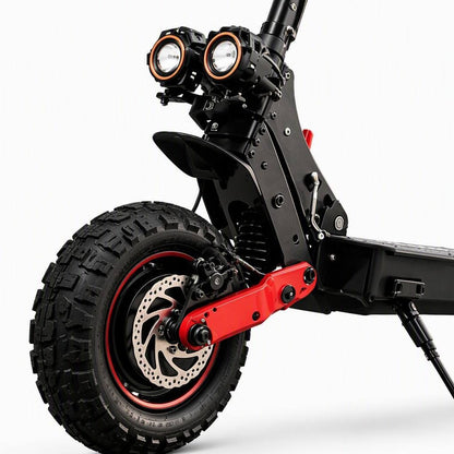 2400W Dual Motor freeboy H6 11-Inch Off-Road 60 km/h Foldable Electric Scooter High-Speed Adult E-Scooter with Dual Spring Suspension and Disc Brakesoter – 48V 21Ah