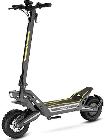 Freeboy J2 Max - 11-Inch High-Power Off-Road Folding Electric Scooter for Adults with 1200W Motor, Long-Range Battery, and Dual Suspension