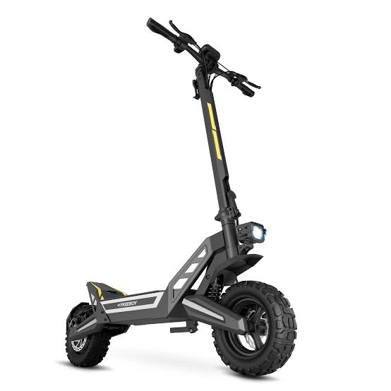 Freeboy J2 Max - 11-Inch High-Power Off-Road Folding Electric Scooter for Adults with 1200W Motor, Long-Range Battery, and Dual Suspension