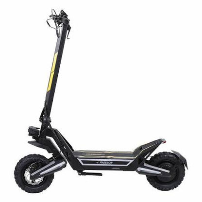 Freeboy J2 Max - 11-Inch High-Power Off-Road Folding Electric Scooter for Adults with 1200W Motor, Long-Range Battery, and Dual Suspension