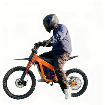 MX10 3000W 60V Electric Dirt Bike – High-Speed 70km/h Off-Road Pit Bike with Dual Disc Brakes and Full Shock Absorption