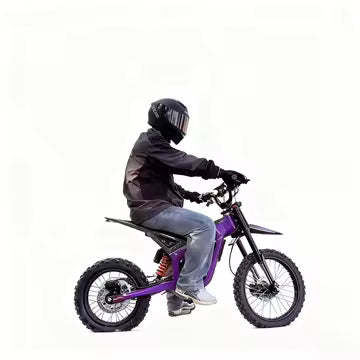 MX10 3000W 60V Electric Dirt Bike – High-Speed 70km/h Off-Road Pit Bike with Dual Disc Brakes and Full Shock Absorption